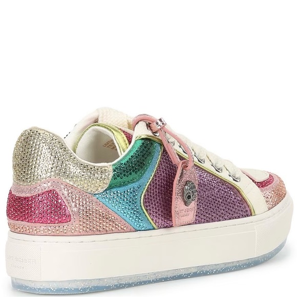 NWT: Kurt Geiger Women’s Southbank Tag Sneakers - Picture 2 of 7